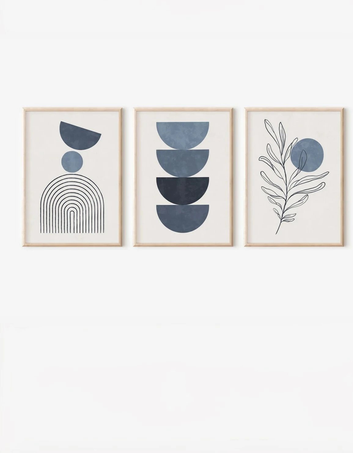 Pikturë dekorative me kornizë (3 copë), Wallity, 3Dartsohoset42