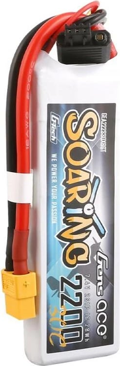 Bateri LiPo Gens Ace G-Tech Soaring 2200mAh 7.4V 30C XT60