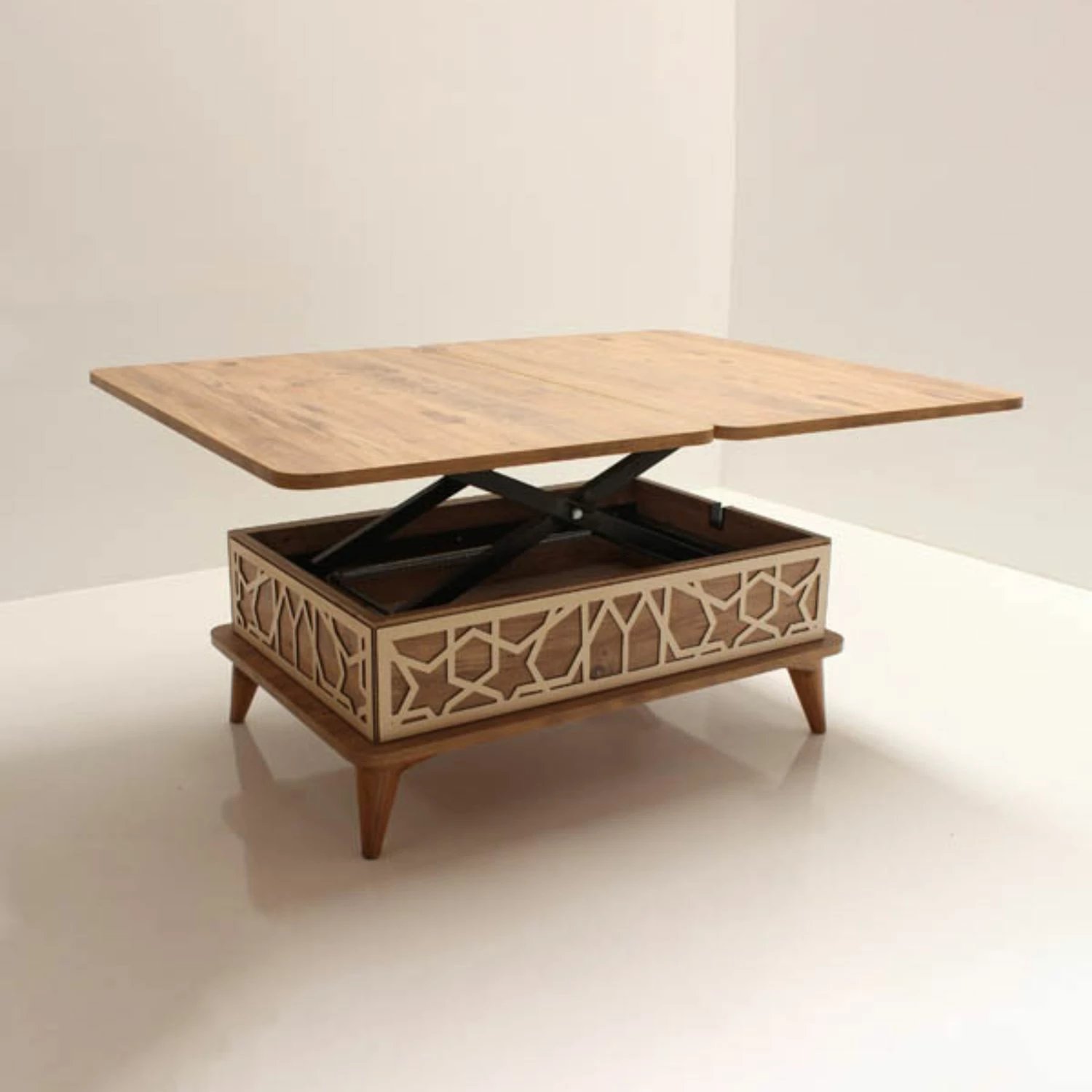 Tavolinë kafeje Skye Decor, Ottowa Ada, ngjyrë pishë