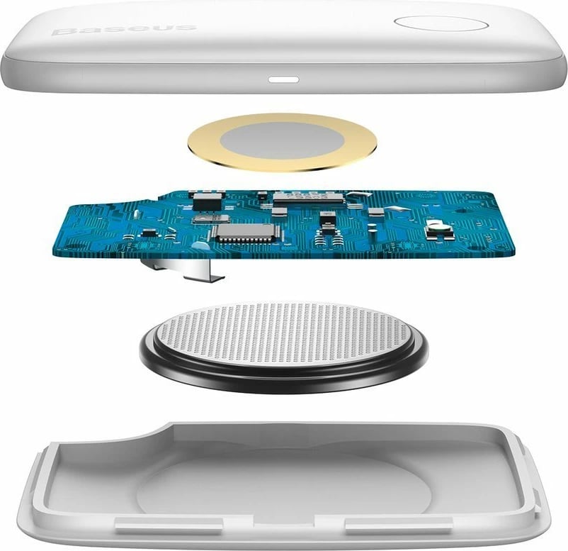 Pajisje anti-humbje Baseus T2 me litar, e bardhë