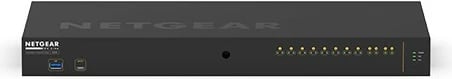 Switch NETGEAR M4250 12-P AV Line POE+, 10 porte Gigabit, rackmount, i zi