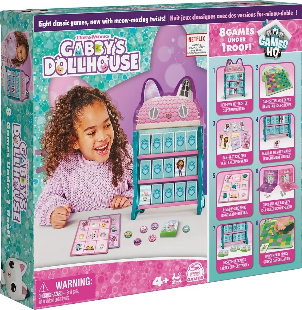 Lojë tavoline SPIN MASTER Gabby’s Dollhouse për fëmijë, shumëngjyrëshe