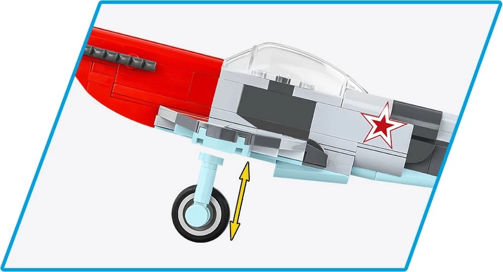 Set blloqe Cobi Klocki Yakovlev Yak-3, Historical Collection, 140 pjesë