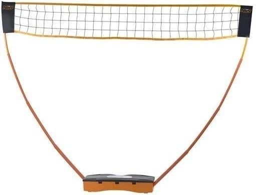Set rrjetash NILS eXtreme ZSB3 3-në-1 për badminton, tenis dhe volejboll, me mbështjellës, E zezë