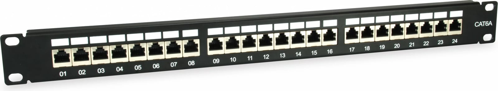 Panel patch rrjeti Equip 24-porta, Cat6a, 1U, i zi