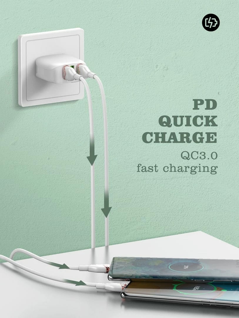 Kabllo E Karikimit LDNIO LS821 (Bardhë) Kabllo E Karikimit LDNIO LS821 (Bardhë)