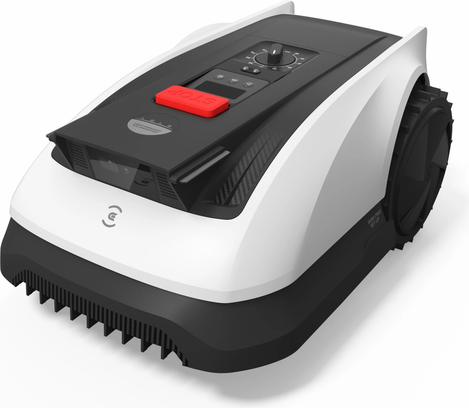 Kositës robotik ECOVACS GOAT O800 RTK, 800m², bateri 4Ah, bardhë/zi