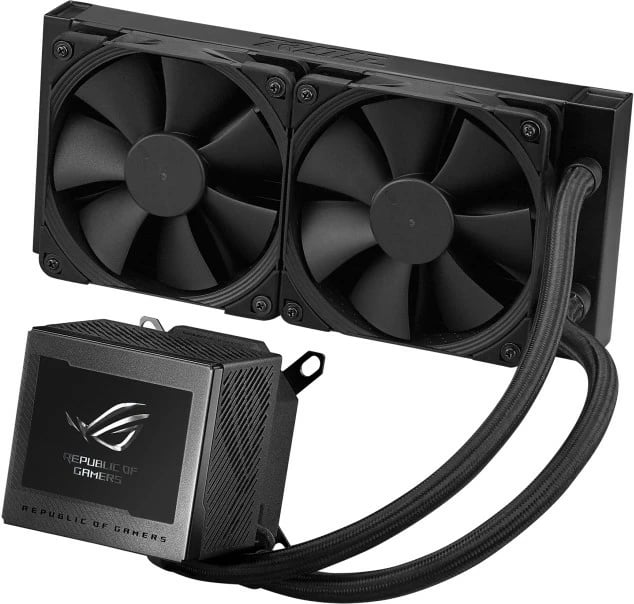 Ftohës uji all-in-one ASUS ROG Ryujin III 240, LCD, 2x120mm, i zi