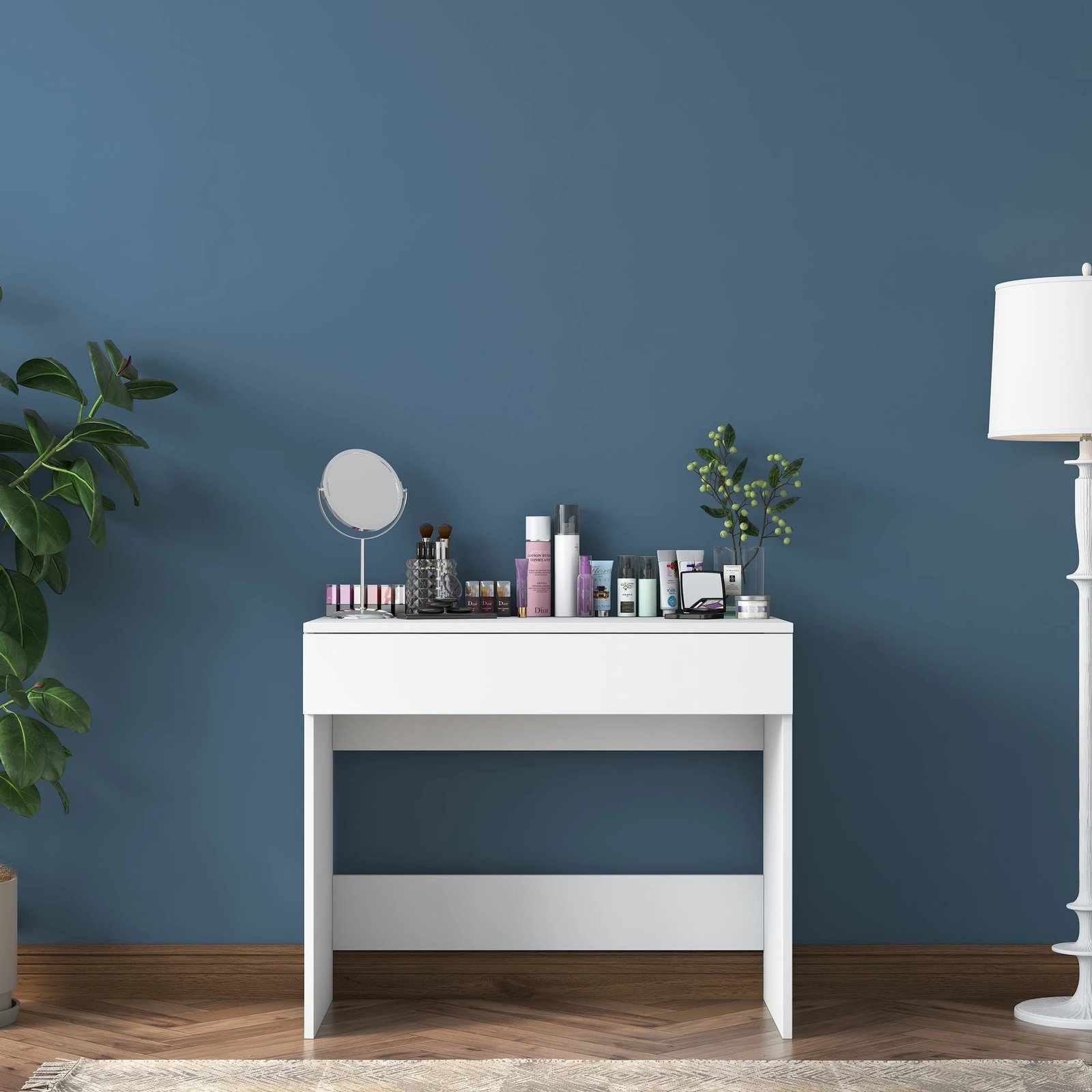 Tavolinë grimi Skye Decor, e bardhë, BJ104 - 2342