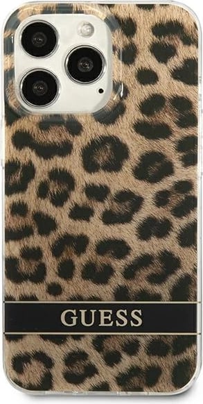Mbështjellës Guess GUHCP13LHSLEOW për iPhone 13/13 Pro 6.1", hardcase, Leopard, kafe Mbështjellës Guess GUHCP13LHSLEOW për iPhone 13/13 Pro 6.1", hardcase, Leopard, kafe