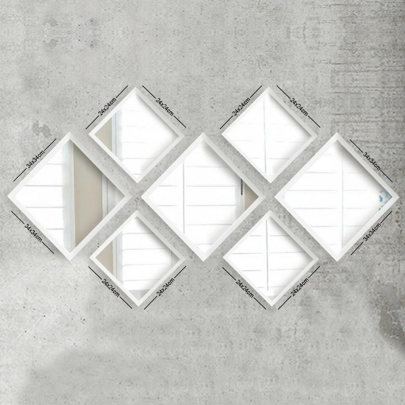 Set pasqyrash (6 copë), Wallity, SETAYNA_053