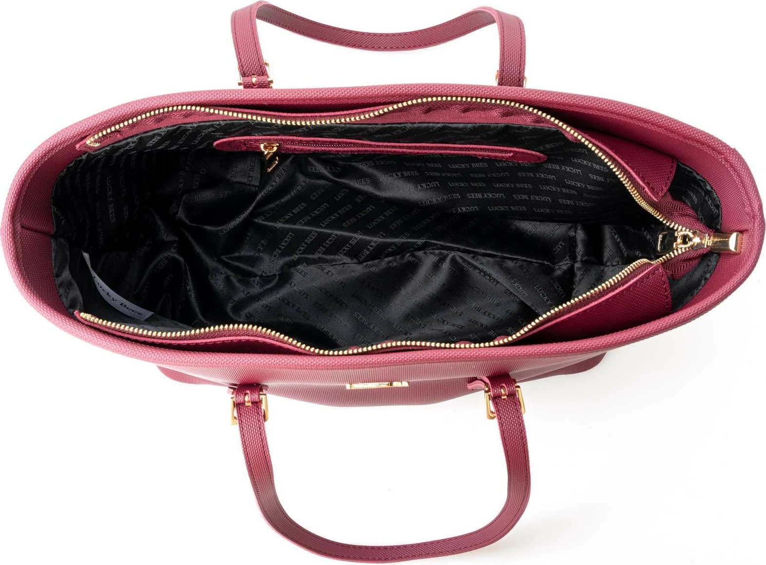 Çantë tote Lucky Bees 1247 - Regeta, e kuqe e errët