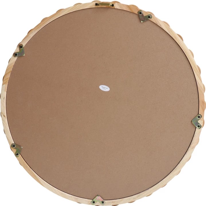 Pasqyrë muri Specio, dru natyral, Φ60x4.5cm