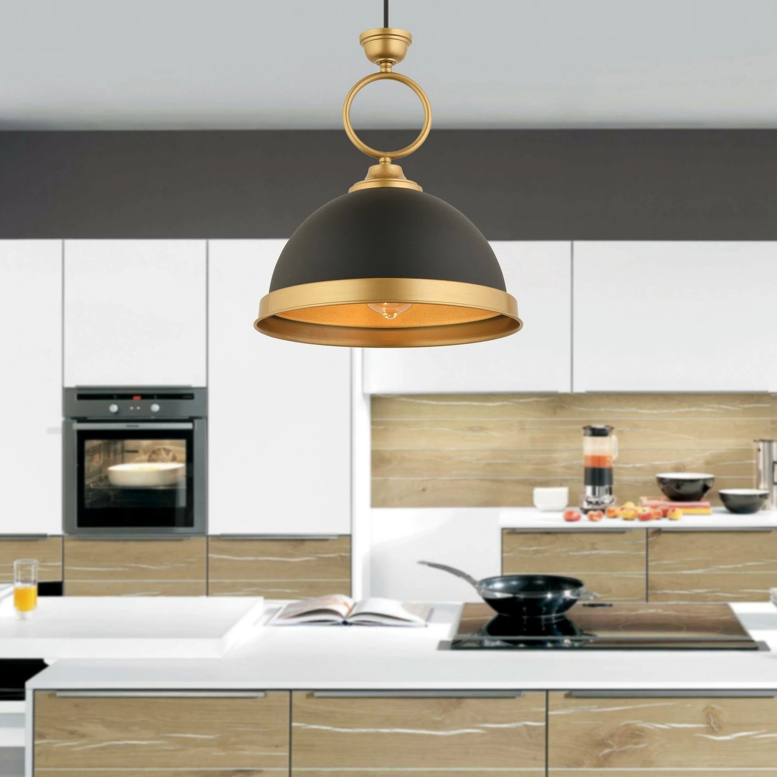 Llambë tavani Opviq, model YM-5 Cember, ngjyrë e zezë