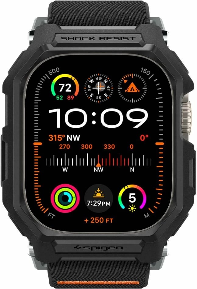 Mbështjellës Spigen Lite Fit Pro me rrip për Apple Watch Ultra 1/2 (49mm), Matte Black