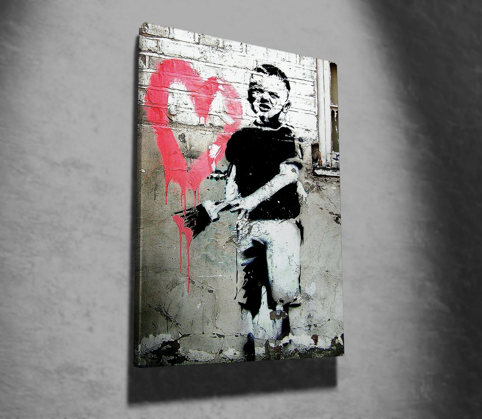 Pikturë dekorative në kanavacë, Banksy, WY37, 50x70cm