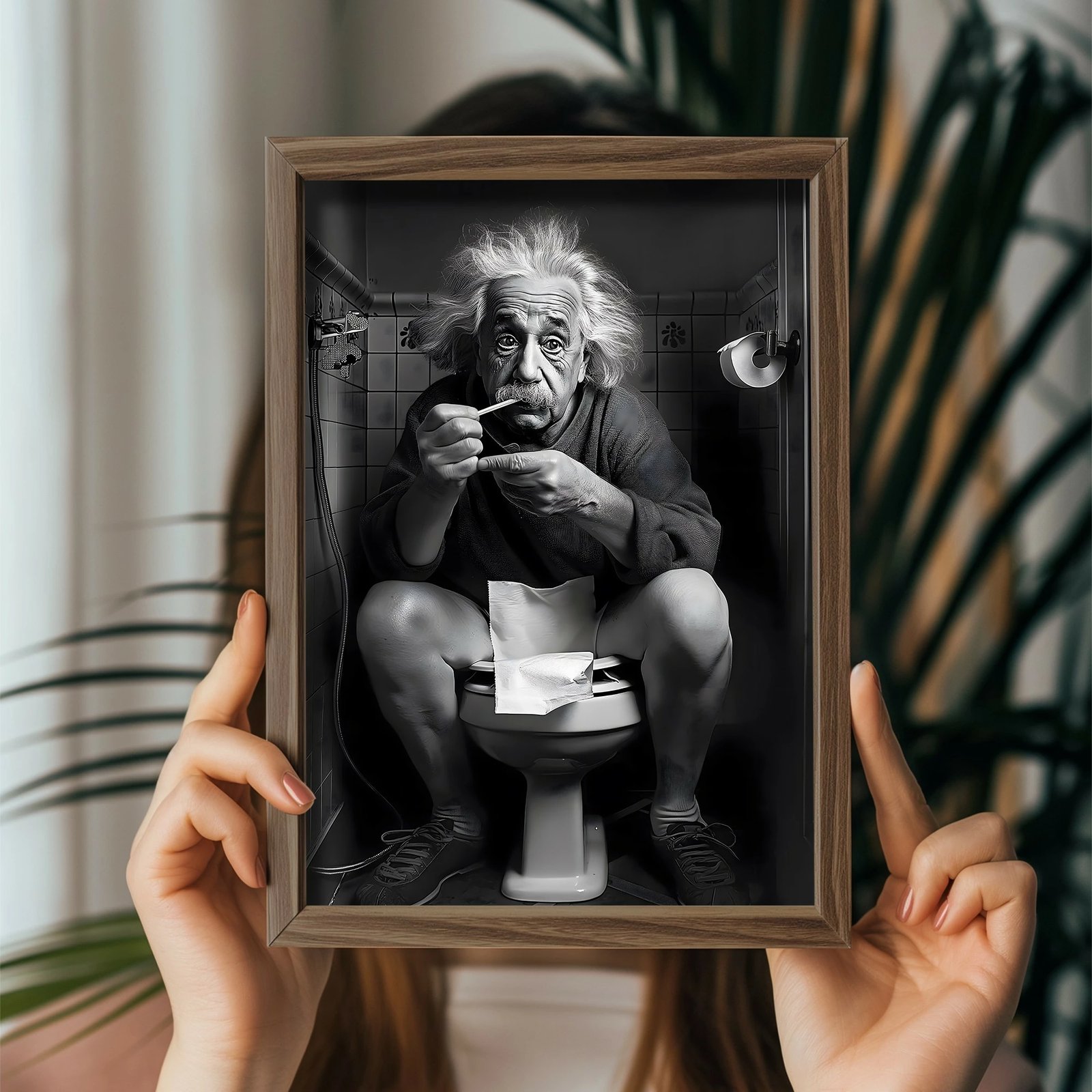 Pikturë dekorative me kornizë MDF, shumëngjyrëshe, Wallity, GE178-L