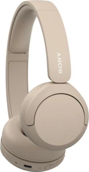 Kufje Sony WH-CH520, pa tela, Bluetooth, krem