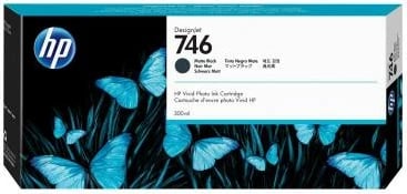 Kartrixh bojë, HP, 746 (P2V83A), 300 ml, e zezë mat