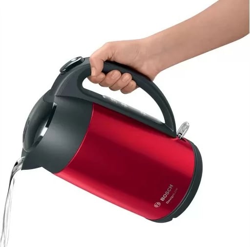 zierëse uji elektrike, Bosch, TWK3P424, 1.7 L, e kuqe