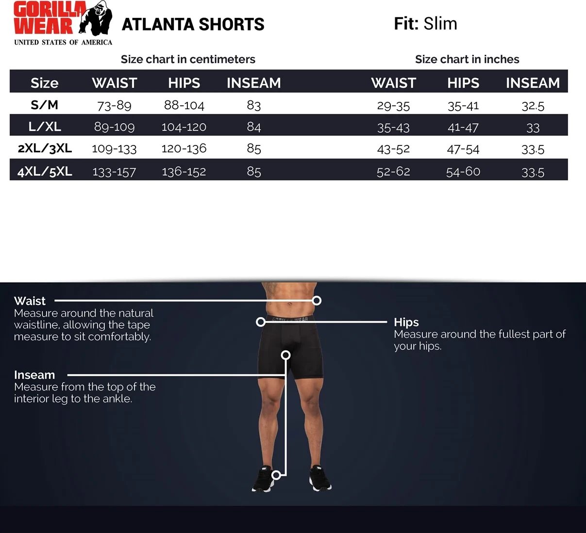 Atlanta Shorts - Black/Red 