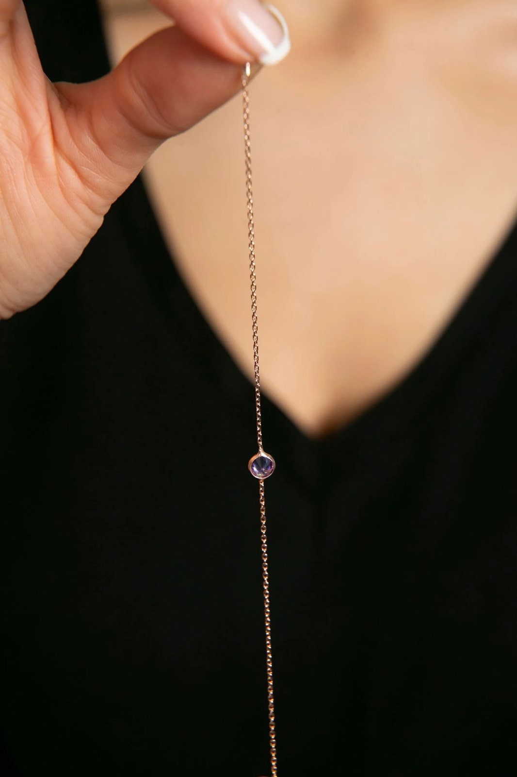 Byzylyk argjendi, ngjyrë rozë e artë, Elika Silver, TFNY65178