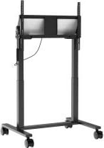 Stendë elektrike për monitor, Avtek, TouchScreen Electric Stand V4 1MV137, për 55-86", kapacitet 100 kg, rregullim lartësie me telekomandë, e zezë