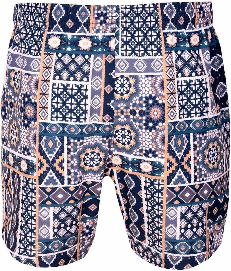 Bikini për meshkuj Jumeon, model etnik, ngjyrë blu e errët