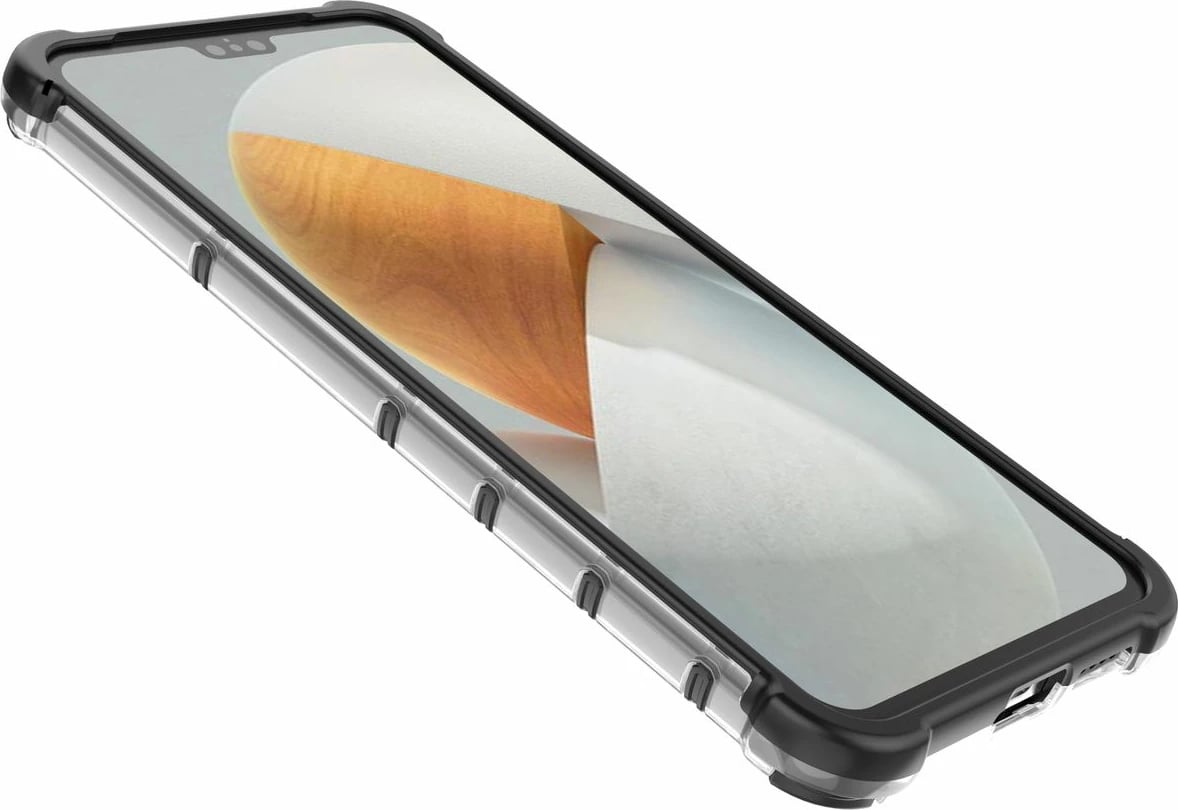 Mbështjellës Hurtel honeycomb për Vivo V23 5G, i zi Mbështjellës Hurtel honeycomb për Vivo V23 5G, i zi