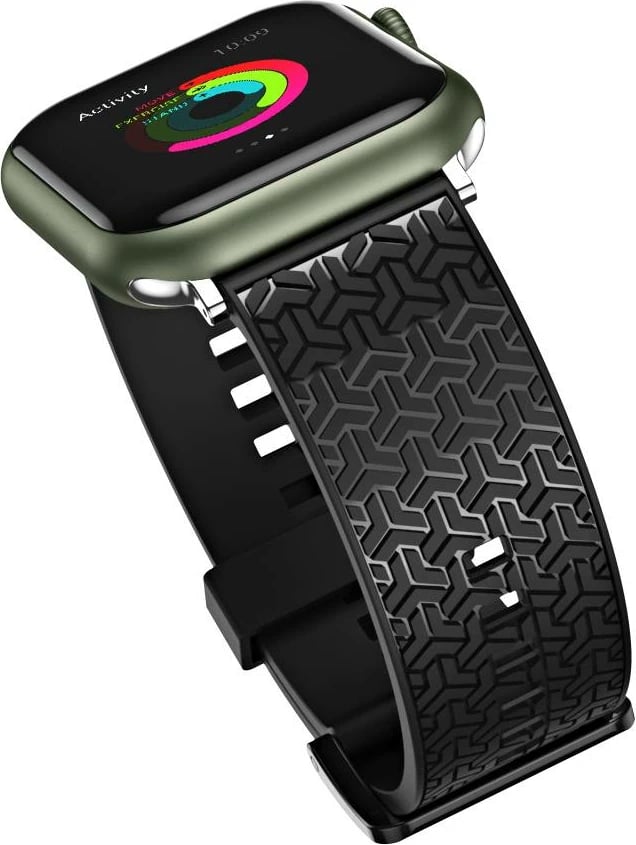 Rrip për smartwatch Hurtel Strap Y për Apple Watch 42/44/45mm, TPU, i zi Rrip për smartwatch Hurtel Strap Y për Apple Watch 42/44/45mm, TPU, i zi