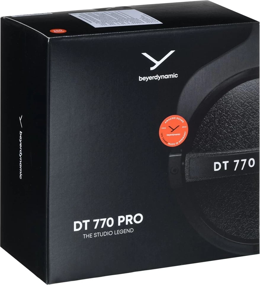 Kufje studio Beyerdynamic DT 770 PRO 250 OHM, të zeza