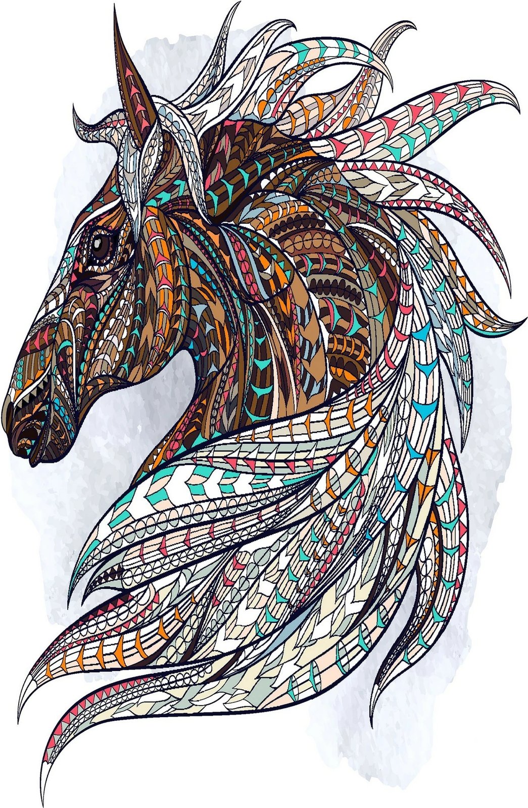 Qilim për korridor, shumëngjyrësh, Conceptum Hypnose, HMNT66, 100x150cm