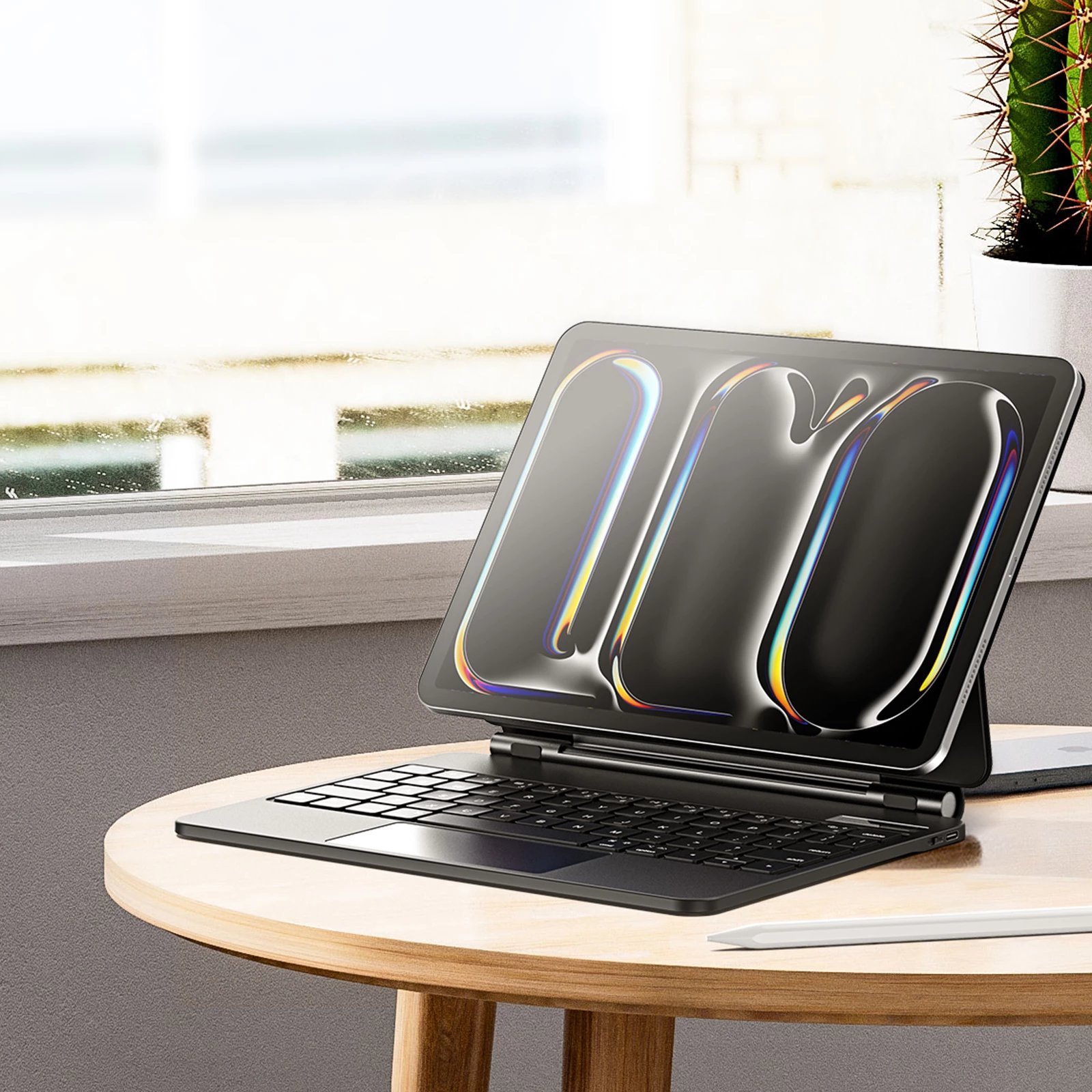 Mbështjellës me tastierë Bluetooth Dux Ducis MK Series për iPad Pro 11" (2024), i zi