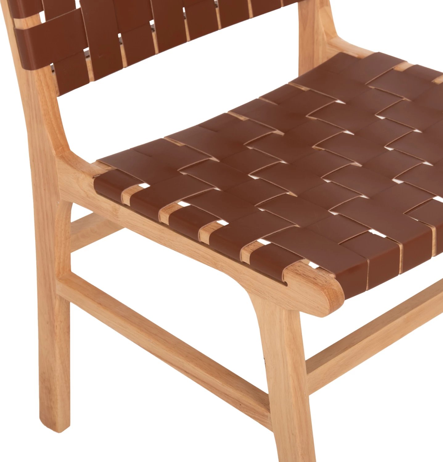 Karrige TOON dru PU lëkurë kafe 49x59x86Hcm.FH9327.01