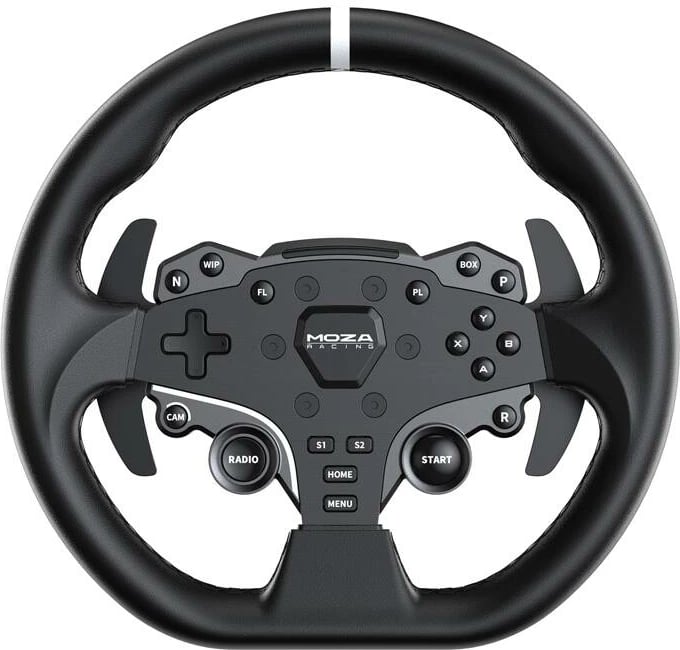 Set gaming Moza Racing R5 RS20 me bazë direct drive, timon ES, pedale SRP-Lite, për PC, zi