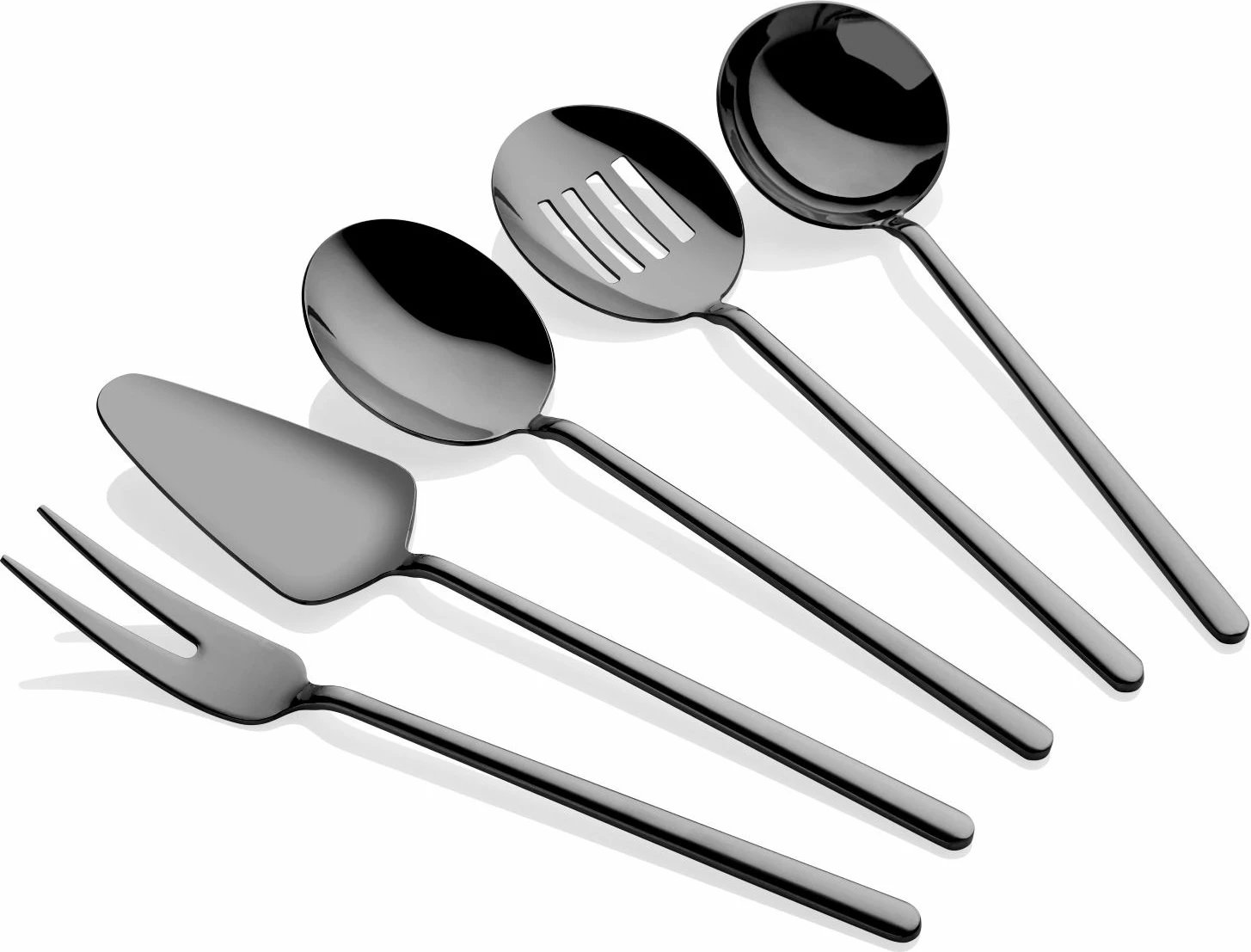 Set shërbimi 5 pjesësh, ngjyrë e zezë, Hermia Concept, Allegra Titanium