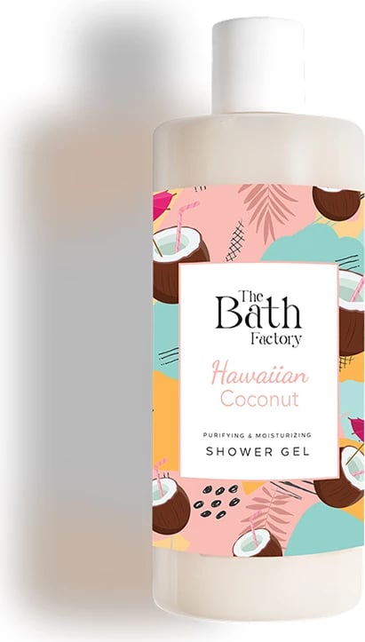 Xhel dushi The Bath Factory kokos Hawaiian, 400 ml