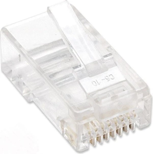 Konektorë RJ45 Cat5e UTP nga Intellinet, 100 copë, transparent