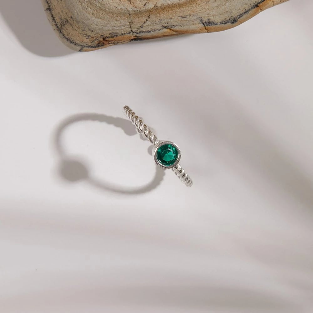 Unazë argjendi Elika, ngjyrë argjendi, FA182812