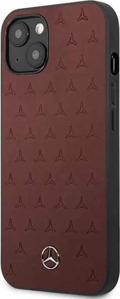 Mbështjellës Mercedes MEHCP13SPSQRE për iPhone 13 mini 5.4", lëkurë, i kuq