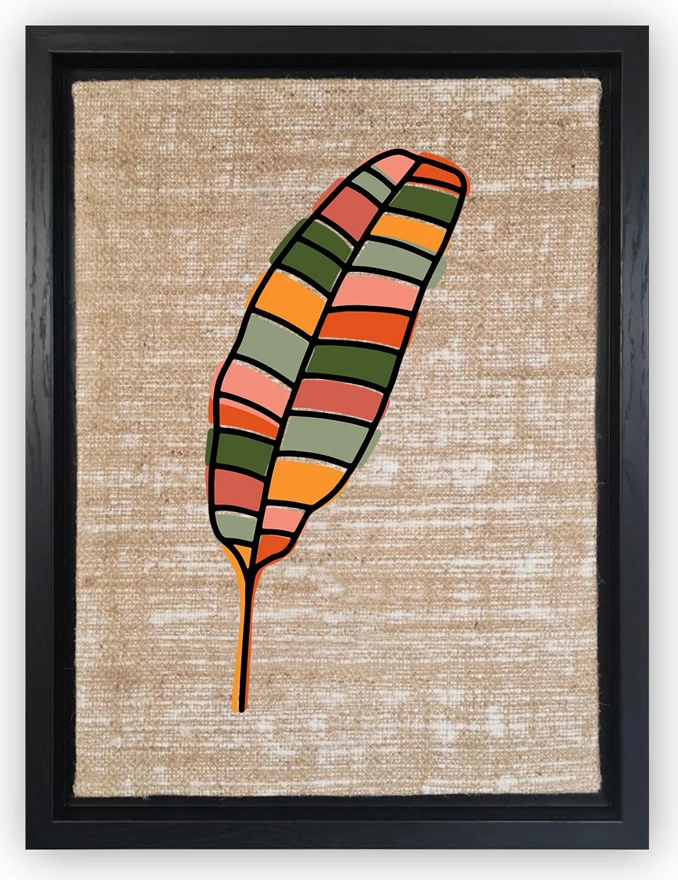 Pikturë dekorative në kanavacë, shumëngjyrëshe, Wallity LSJ119377806774 - 4666, 46x66cm