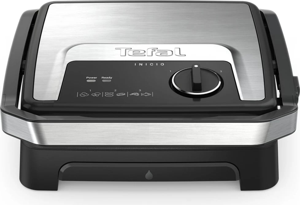 Grill elektrik Tefal Inicio Adjust GC272D10, çelik inoks