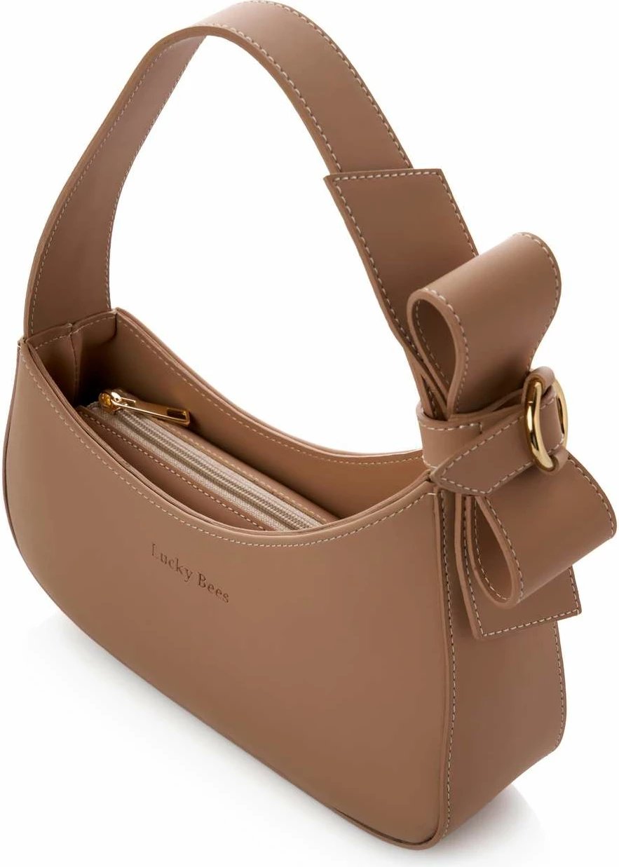 Çantë shpatulle Lucky Bees, Monroe, ngjyrë camel