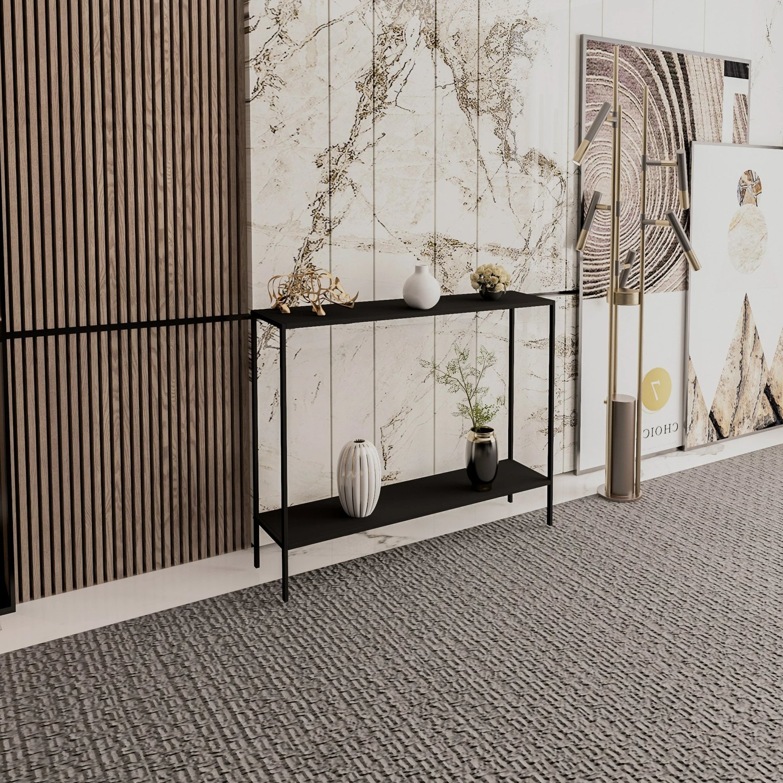 Bufe modern, ngjyrë e zezë, Skye Decor, Küba