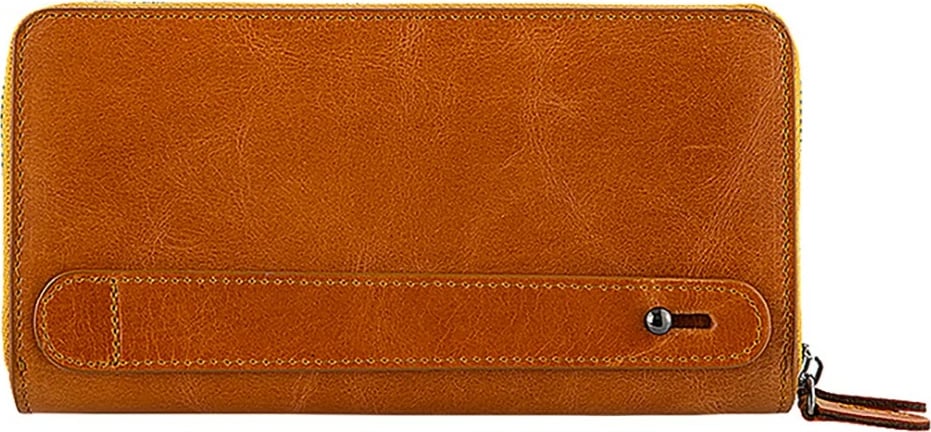 Portofol unisex Zoozie Bags Orleanscrazy, ngjyrë mustard