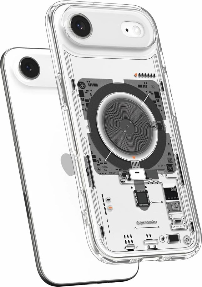 Mbështjellës Spigen Ultra Hybrid MagSafe për iPhone 17 Air Neo One, Transparent
