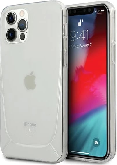 Mbështjellës Mercedes MEHCP12LARCT për iPhone 12 Pro Max 6.7", Transparent