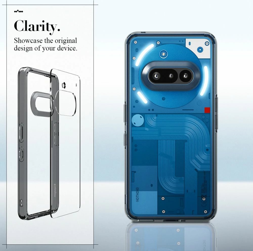 Mbështjellës Spigen Ultra Hybrid për Nothing Phone 3A, Transparent