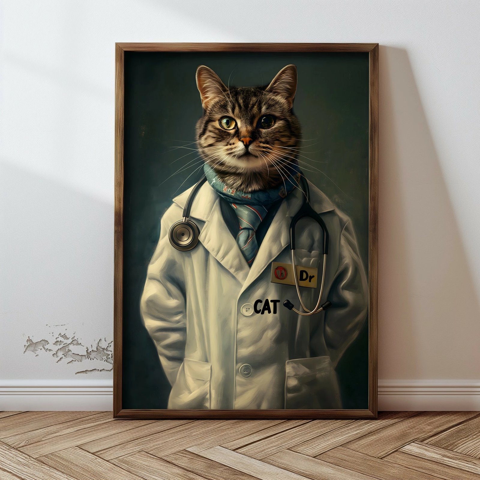 Pikturë dekorative me kornizë MDF, Wallity, GE036-L, shumëngjyrëshe