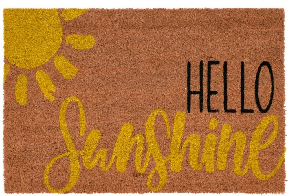 Dyshek hyrjeje KOOPMAN 39x59cm, "Hello sunshine"